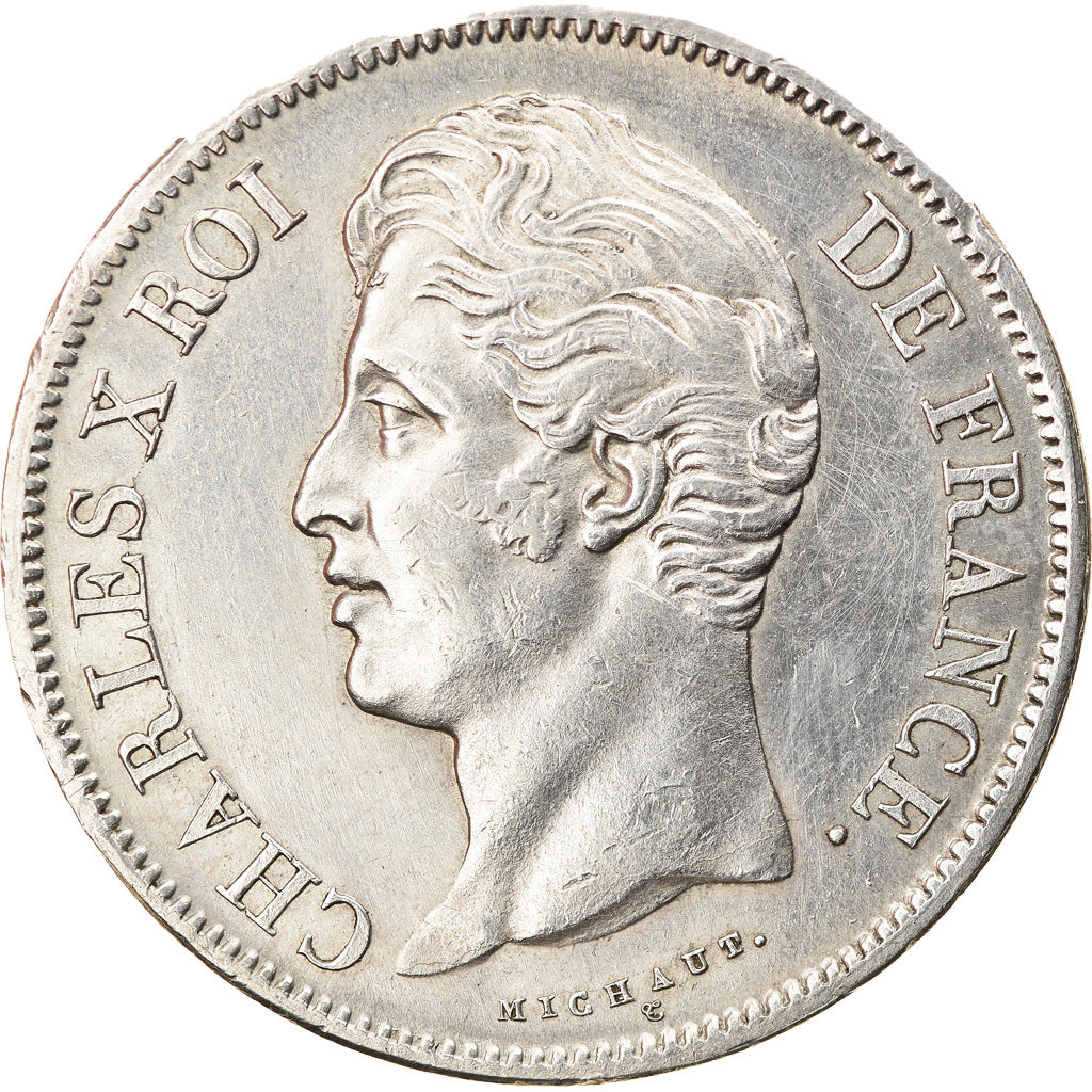 Coin, France, Charles X, 5 Francs, 1830, Paris, EF(40-45), Silver, KM:728.1