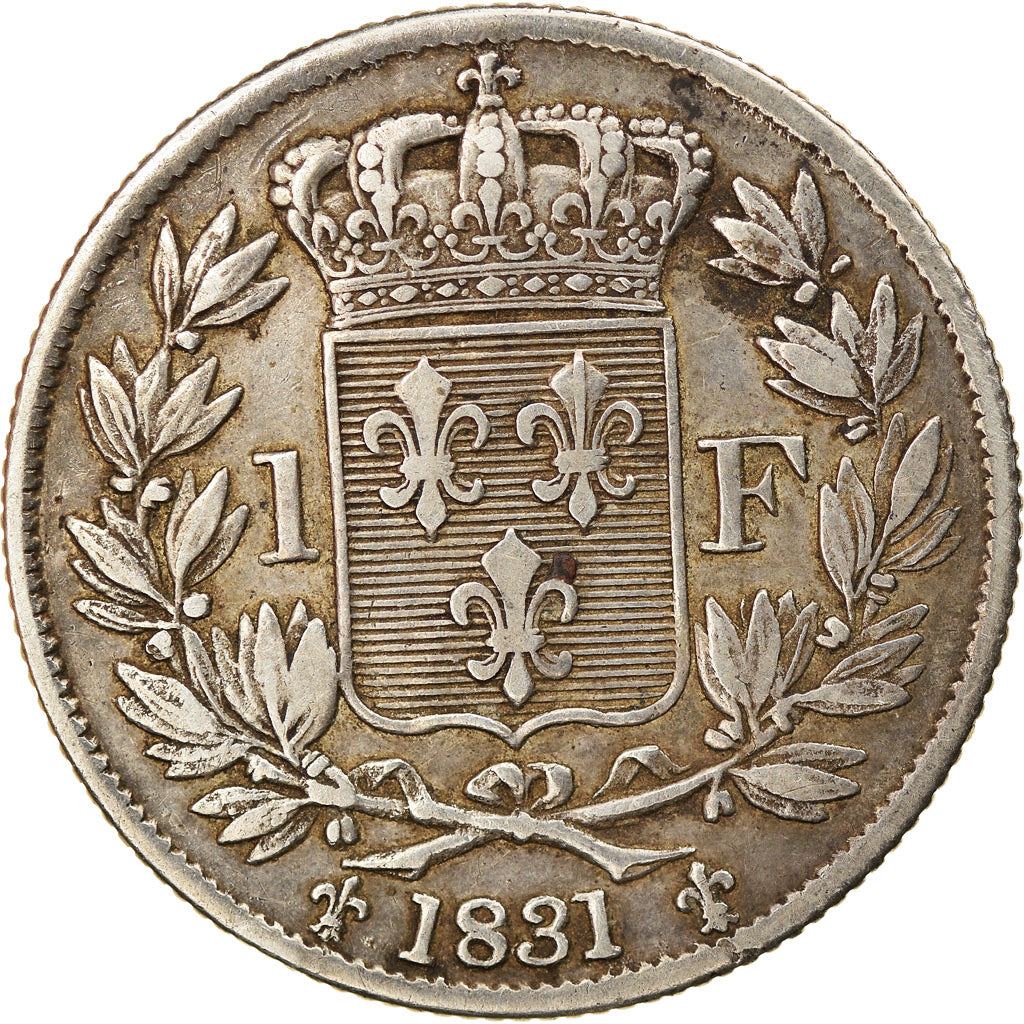 Coin, France, Henri V, Franc, 1831, Paris, EF(40-45), Silver, KM:28.2