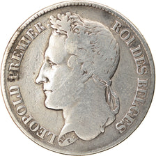 Coin, Belgium, Leopold I, 2 Francs, 2 Frank, 1843, VF(20-25), Silver, KM:9.2