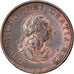 Coin, Great Britain, George III, 1/2 Penny, 1799, EF(40-45), Copper, KM:647