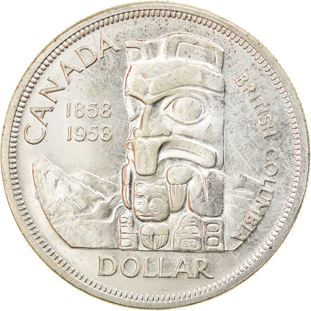 Coin, Canada, Elizabeth II, Dollar, 1958, Royal Canadian Mint, Ottawa