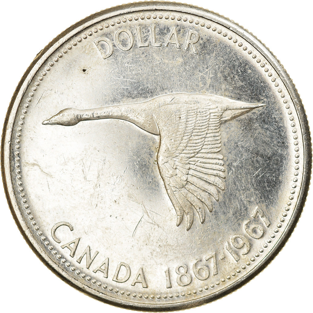 Coin, Canada, Elizabeth II, Dollar, 1967, Royal Canadian Mint, Ottawa