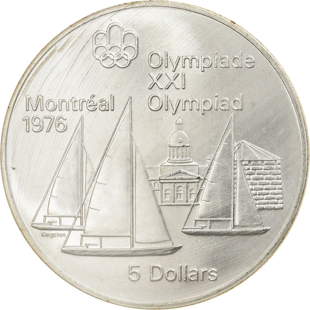Coin, Canada, Elizabeth II, 5 Dollars, 1973, Royal Canadian Mint, Ottawa, BE
