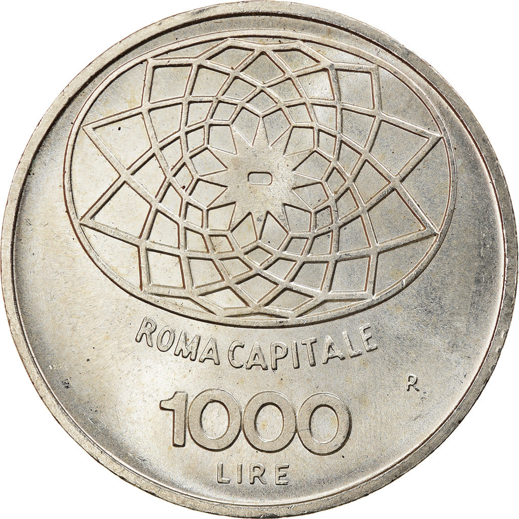 Coin, Italy, 1000 Lire, 1970, Rome, MS(60-62), Silver, KM:101