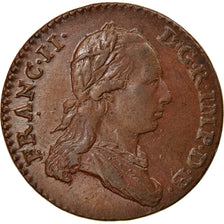 Coin, AUSTRIAN NETHERLANDS, Franz II, 2 Liards, 2 Oorden, 1794, Brussels