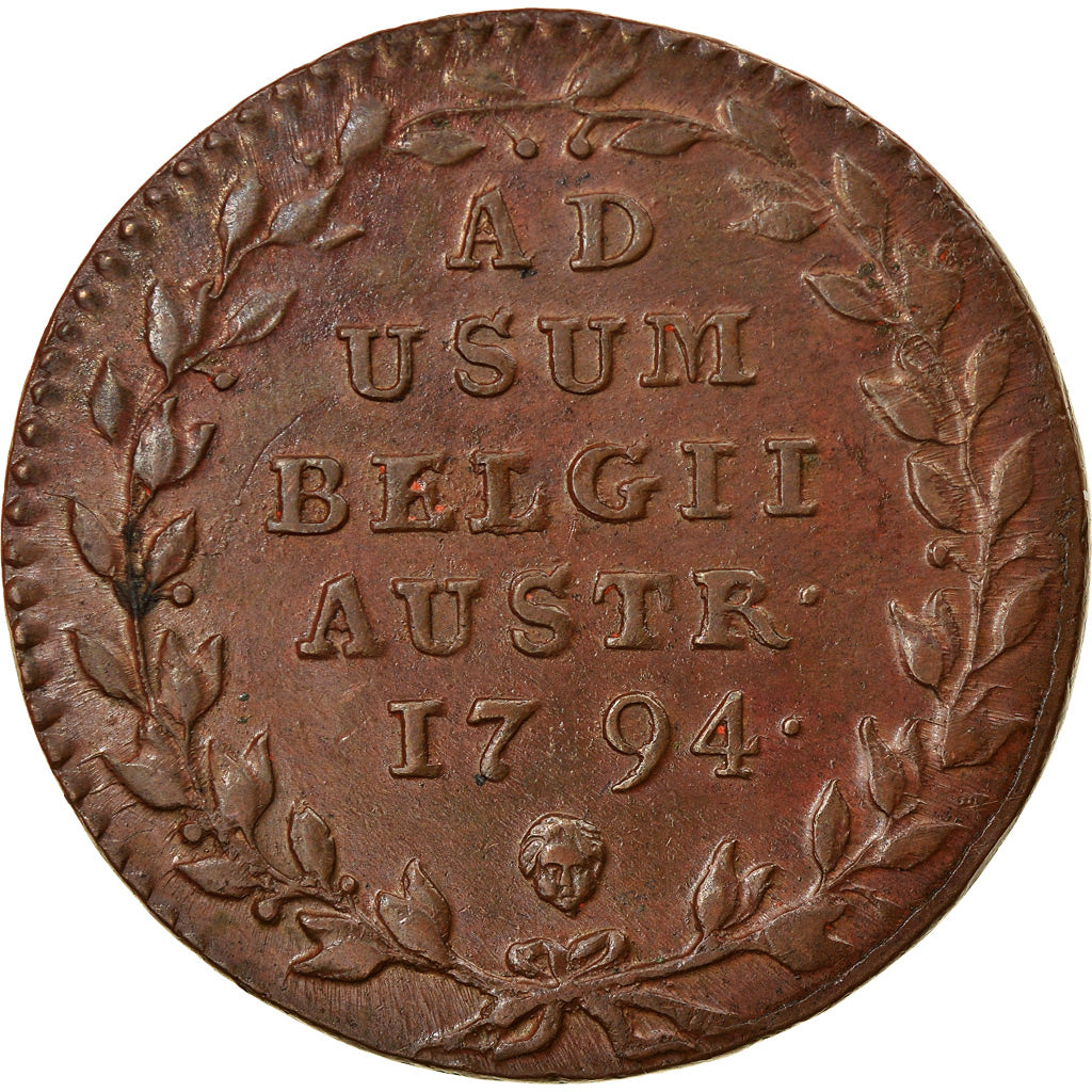 Coin, AUSTRIAN NETHERLANDS, Franz II, 2 Liards, 2 Oorden, 1794, Brussels