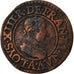 Monnaie, France, Louis XIII, Denier tournois, buste enfantin « petite