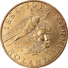 Munten, Frankrijk, Roland Garros, 10 Francs, 1988, PR+, Aluminum-Bronze, KM:965