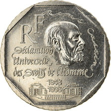 Munten, Frankrijk, René Cassin, 2 Francs, 1998, UNC-, Nickel, KM:1213