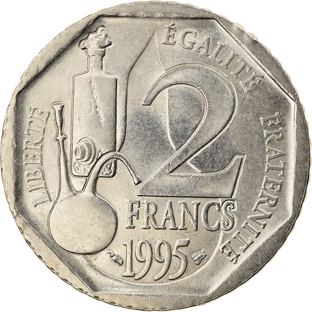 Monnaie, France, Pasteur, 2 Francs, 1995, SPL, Nickel, Gadoury:549, KM:1119