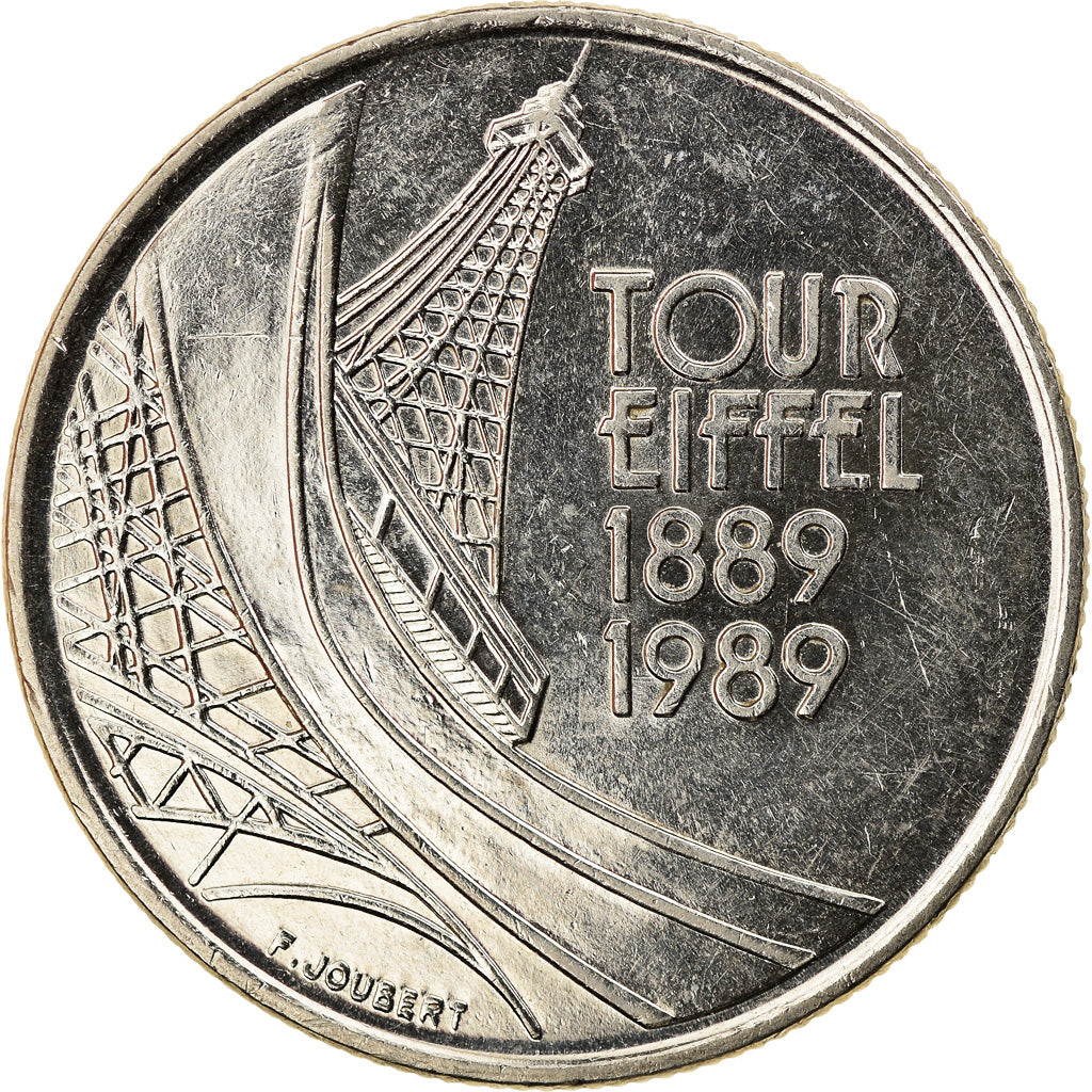 Monnaie, France, Tour Eiffel, 5 Francs, 1989, Paris, SUP+, Nickel, Gadoury:772