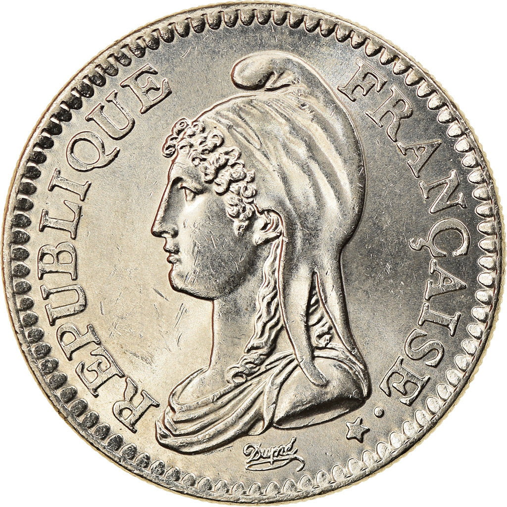 Moneta, Francia, République, Franc, 1992, Paris, FDC, Nichel, KM:1004.1