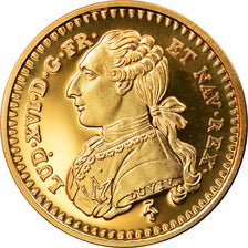 Francia, medaglia, Louis XVI, Reproduction, Louis d'Or aux Lunettes, FDC, Oro