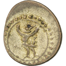 CAMBODIA, 2 Pe, 1/2 Fuang, 1847, KM #25, AU(55-58), Billon, 13-15, 1.20