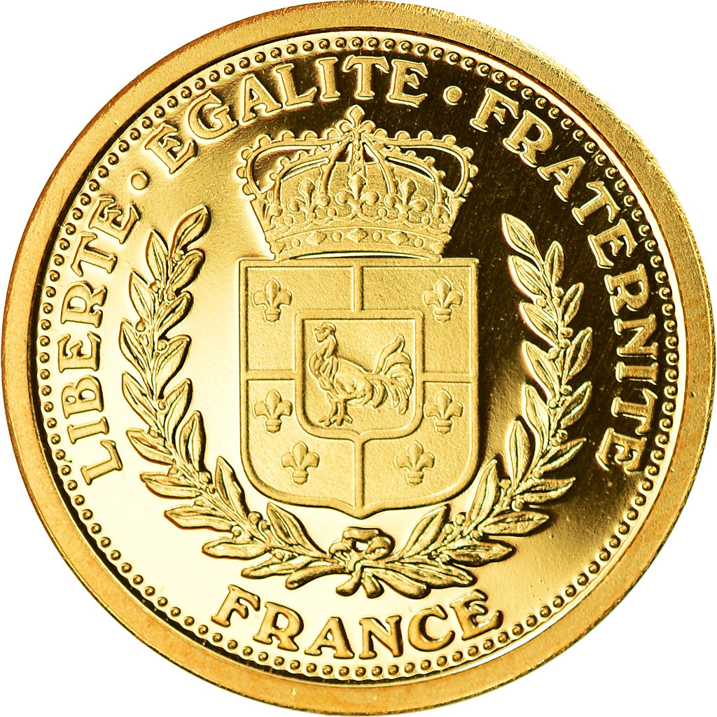 Francja, Medal, Louis Pasteur, Nauka i technologia, MS(65-70), Złoto