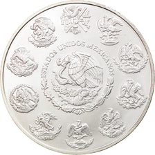Coin, Mexico, Onza, Troy Ounce of Silver, 2010, Mexico City, MS(65-70), Silver