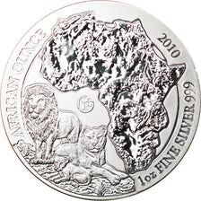 Monnaie, Rwanda, 50 Francs, 1 Oz, 2010, FDC, Argent, KM:639