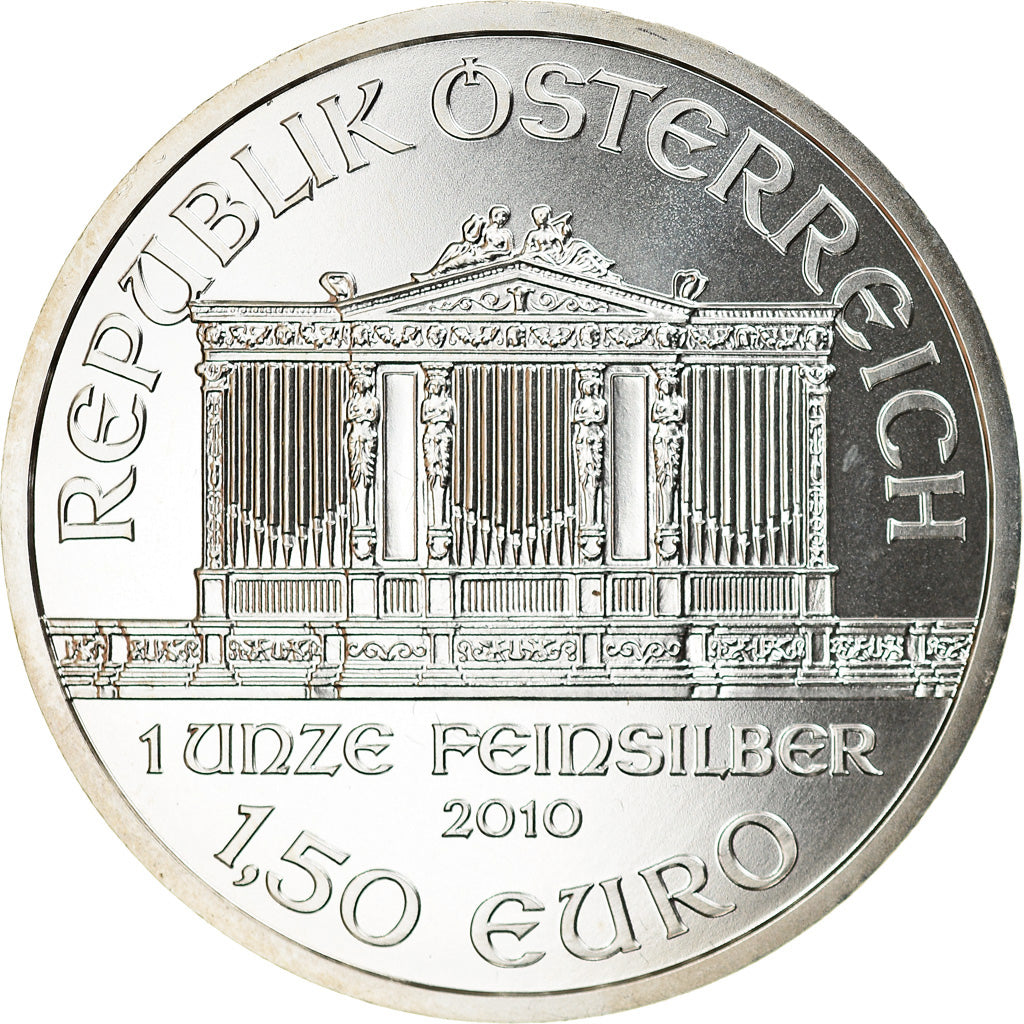 Coin, Austria, 1-1/2 Euro, 2010, Vienne, MS(65-70), Silver