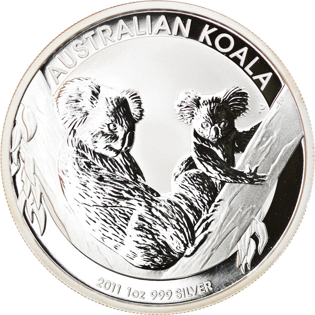 Moneta, Australia, 1 Dollar, 2011, Royal Australian Mint, MS(65-70), Srebro