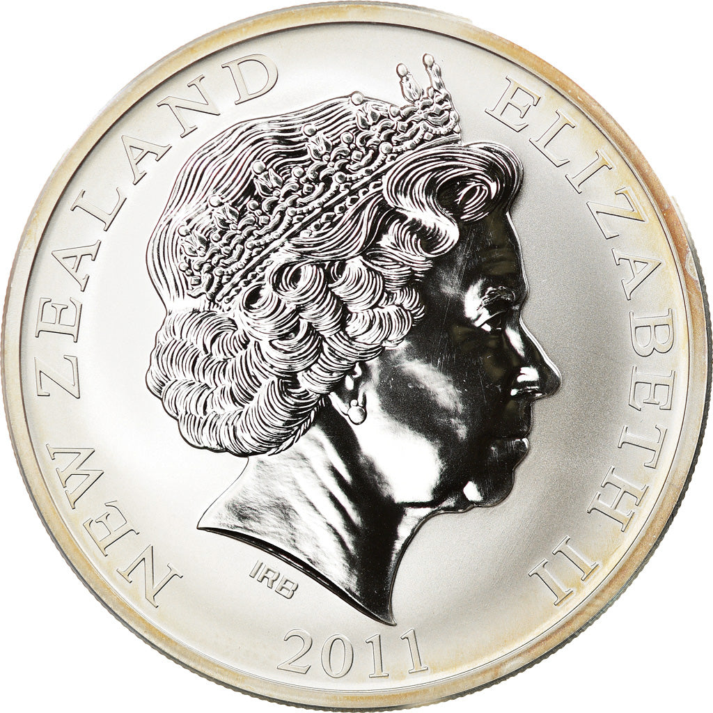 Coin, New Zealand, Elizabeth II, Dollar, 2011, B.H. Mayer, Germany, MS(65-70)