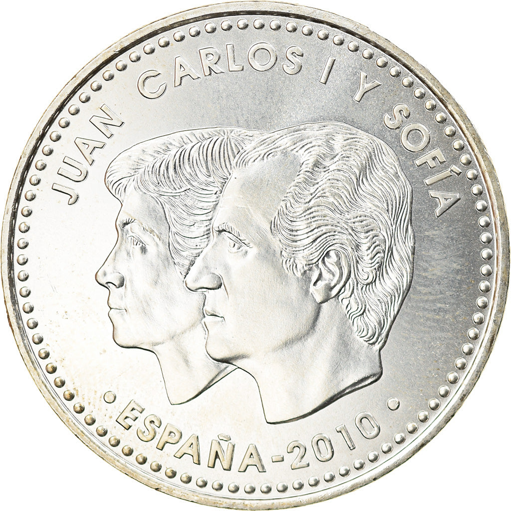 España, 12 Euro, 2010, Madrid, FDC, Plata, KM:1172