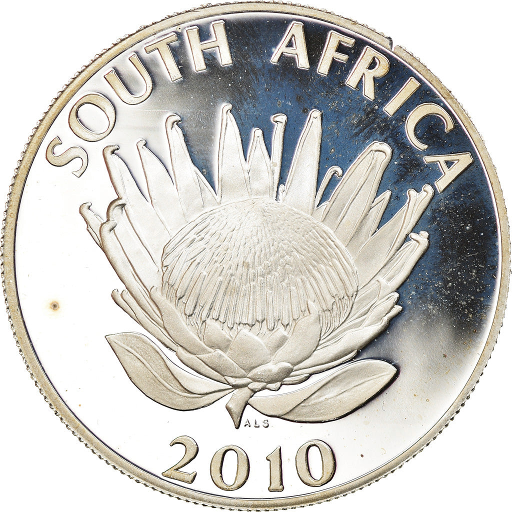 Coin, South Africa, Rand, 2010, Pretoria, MS(65-70), Nickel Plated Copper