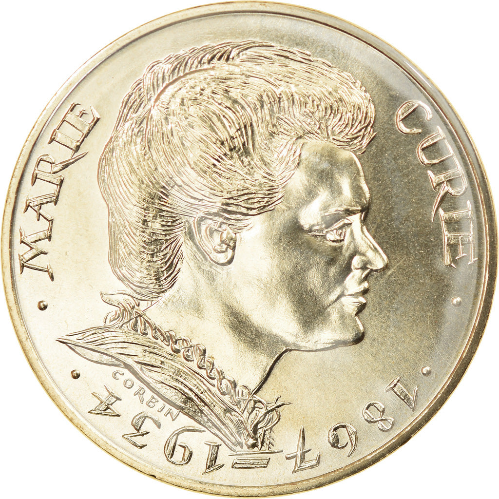 Monnaie, France, Marie Curie, 100 Francs, 1984, Paris, FDC, Argent, Gadoury:899