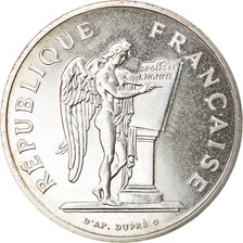 Coin, France, Droits de l'Homme, 100 Francs, 1989, MS(65-70), Silver, KM:970