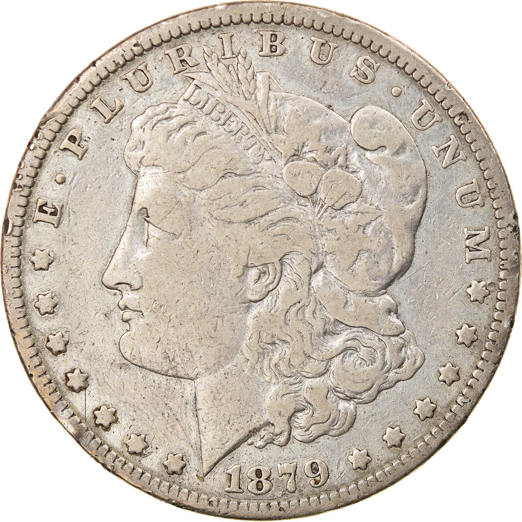 Coin, United States, Morgan Dollar, Dollar, 1879, U.S. Mint, Philadelphia