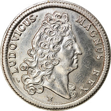 Francia, Jeton, Louis XIV, Trésor Royal, 1714, Restrike, SC, Base Metal