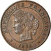 Coin, France, Cérès, Centime, 1896, Paris, AU(50-53), Bronze, KM:826.1, Le