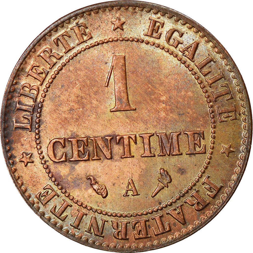 Coin, France, Cérès, Centime, 1897, Paris, MS(63), Bronze, KM:826.1