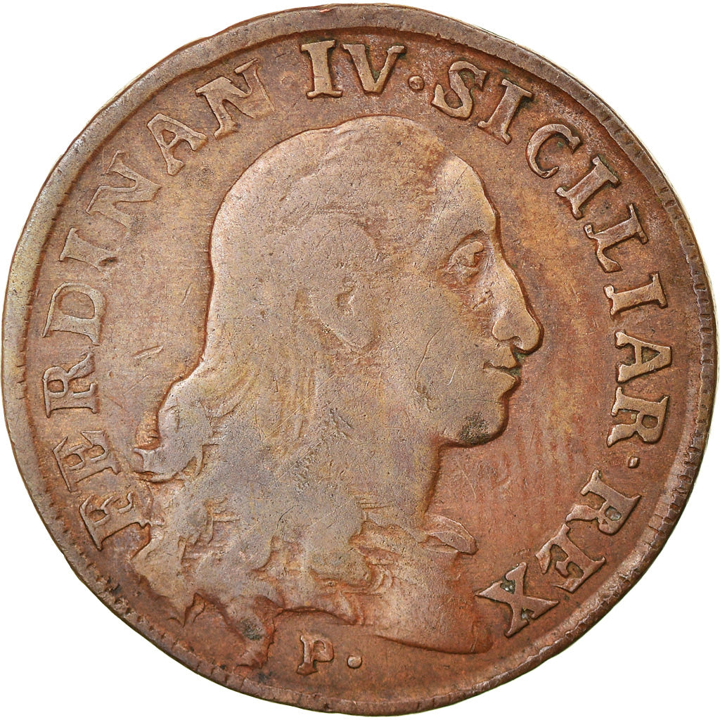 Moneda, Estados italianos, NAPLES, Ferdinando IV, Grano, 1788, Naples, MBC