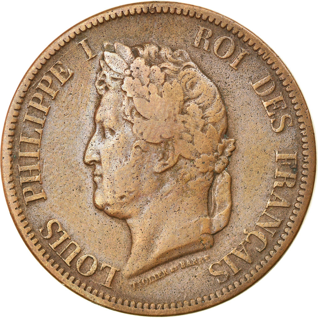Coin, France, Louis-Philippe, 10 Centimes, 1841, Paris, EF(40-45), Bronze