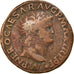 Coin, Nero, As, 66, Lyon - Lugdunum, VF(30-35), Copper, RIC:543