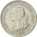 ANGOLA, 20 Centavos, 4 Macutas, 1927, KM #68, EF(40-45), Copper-Nickel, 4.32