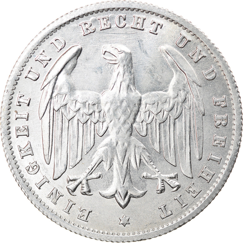 Münze, Deutschland, Weimarer Republik, 500 Mark, 1923, Berlin, VZ, Aluminium
