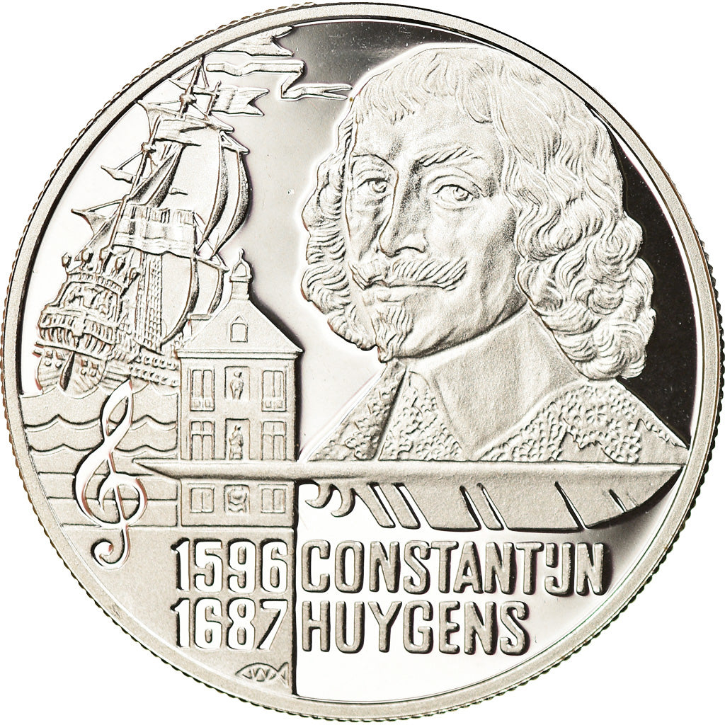 Coin, Netherlands, Beatrix, 20 Euro, 1996, Utrecht, MS(65-70), Silver, KM:128.2