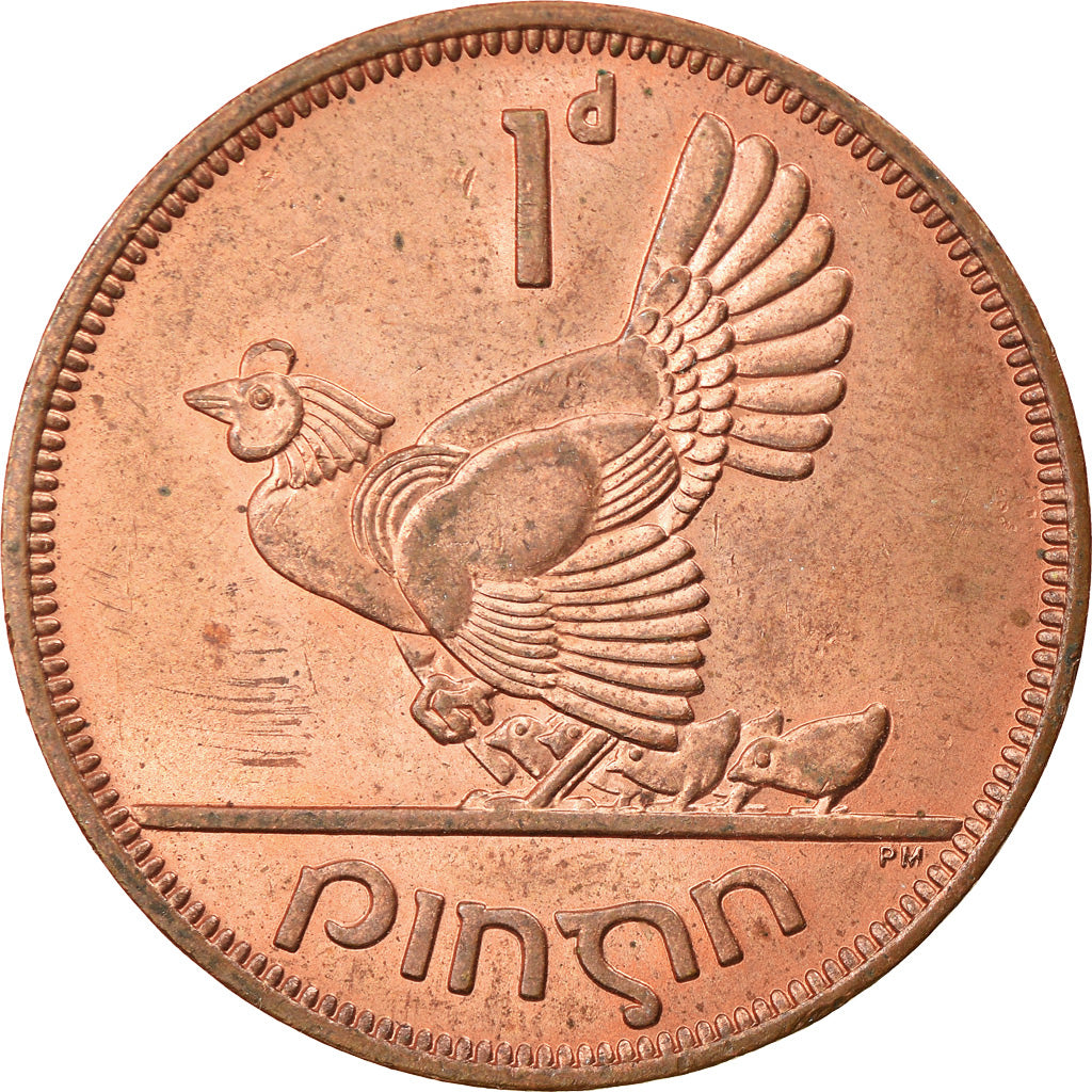 Coin, IRELAND REPUBLIC, Penny, 1968, MS(63), Bronze, KM:11