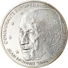 Coin, France, Jean Monnet, 100 Francs, 1992, AU(55-58), Silver, KM:1120