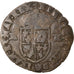 Moneda, Francia, Henri IV, Douzain du Dauphiné, 1597, Grenoble, BC+, Plata