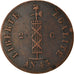 Coin, Haiti, 2 Centimes, 1846, VF(30-35), Copper, KM:26