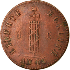 Munten, Haïti, Centime, 1846, ZF, Koper, KM:24
