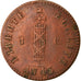 Münze, Haiti, Centime, 1846, SS, Kupfer, KM:24