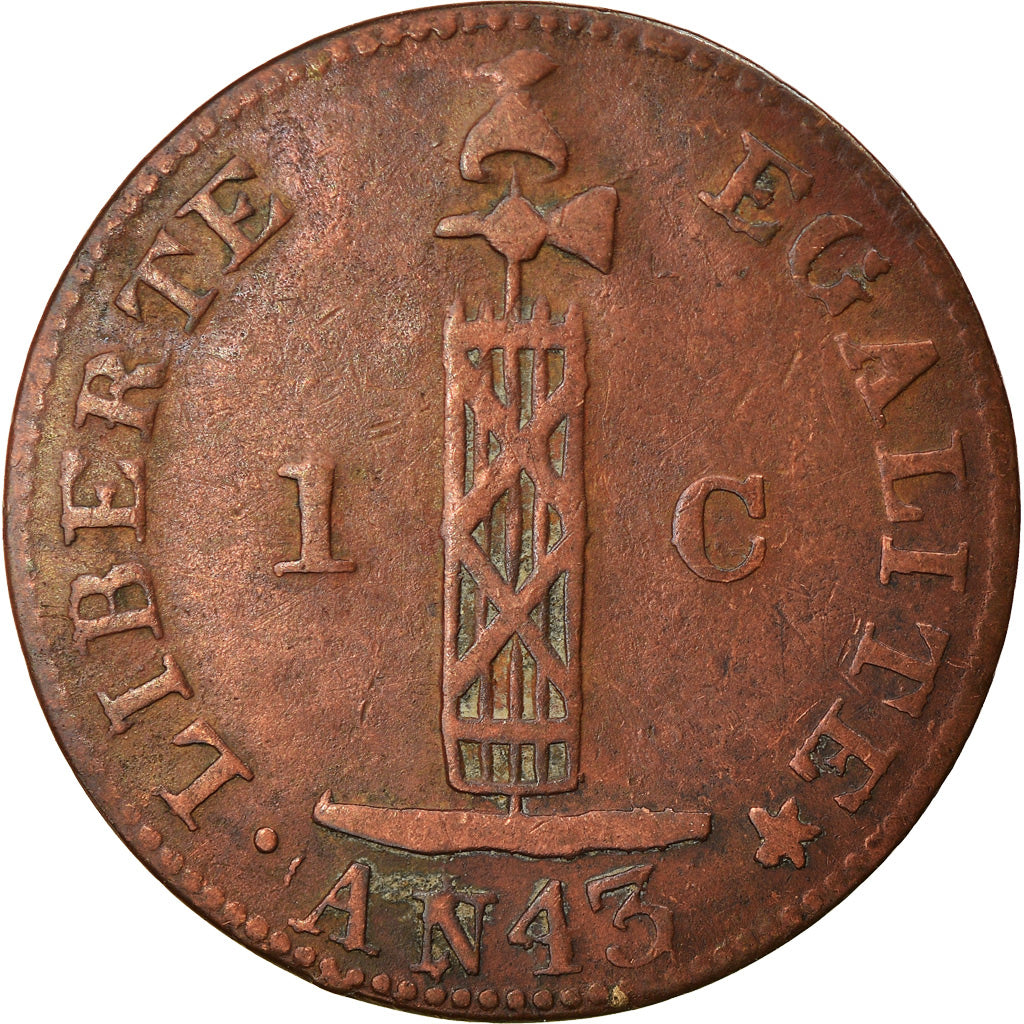 Moneta, Haiti, Centime, 1846, VF(30-35), Miedź, KM:24