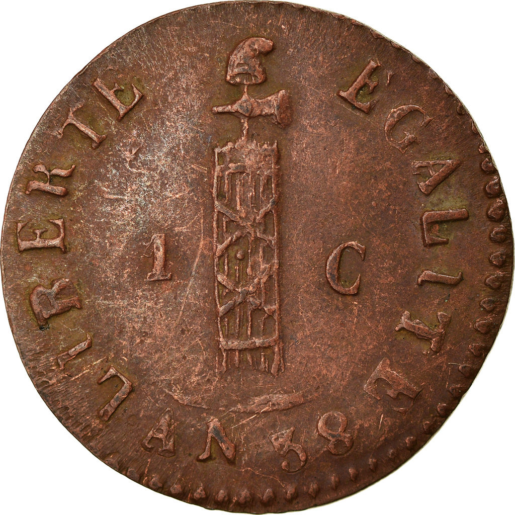 Munten, Haïti, Centime, 1841, ZF, Koper, KM:A21
