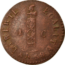Munten, Haïti, Centime, 1841, ZF, Koper, KM:A21
