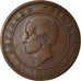 Monnaie, Haïti, 20 Centimes, 1863, TB+, Bronze, KM:41