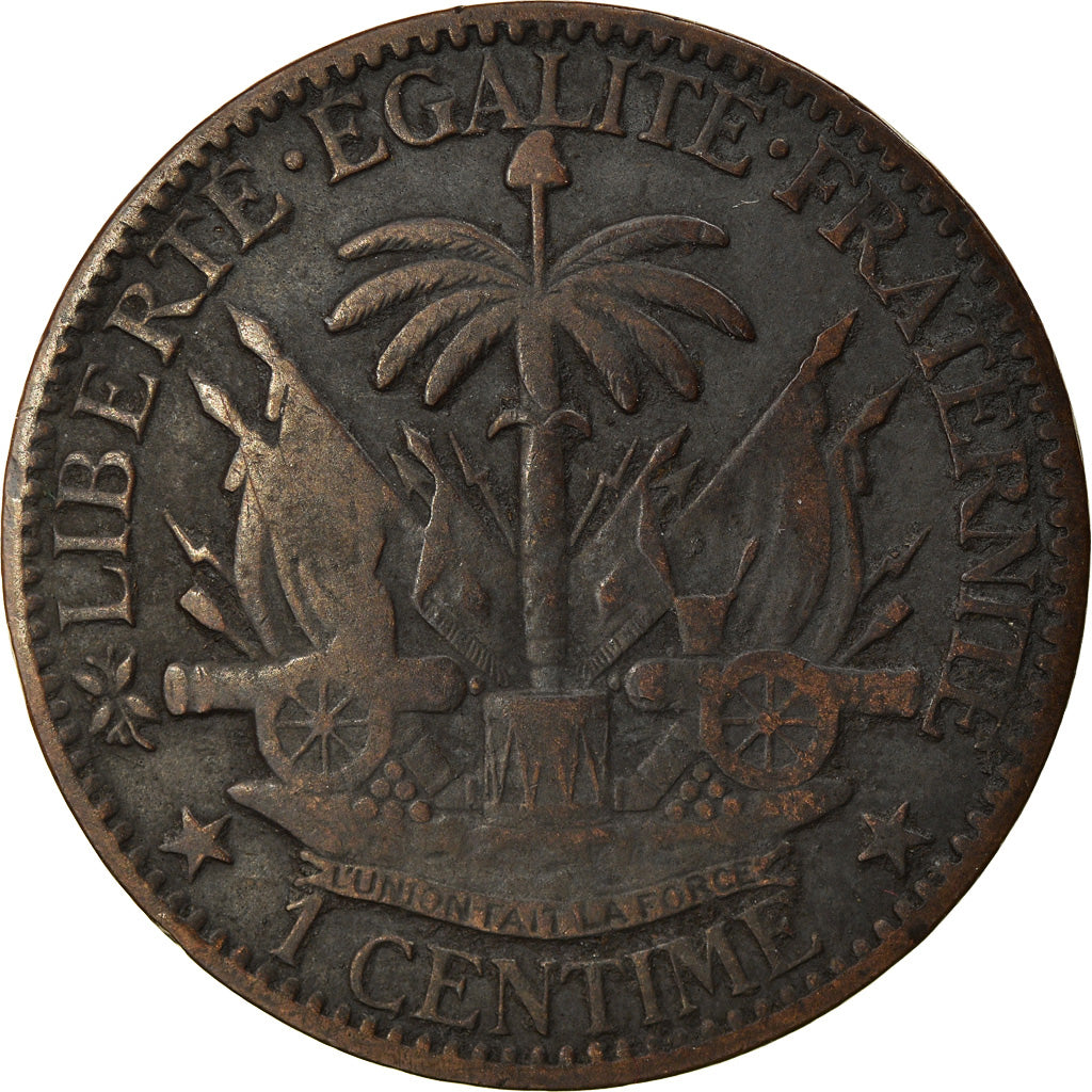 Monnaie, Haïti, Centime, 1881, TB+, Bronze, KM:42
