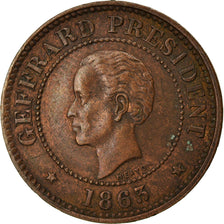 Coin, Haiti, 5 Centimes, 1863, EF(40-45), Bronze, KM:39